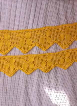 В'язані прикраси на рушник