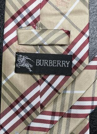 Шелковый галстук и платочек redwick burberry4 фото