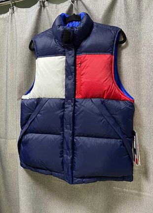 Пуховая двухсторонняя жилетка Tommy hilfiger оригинал