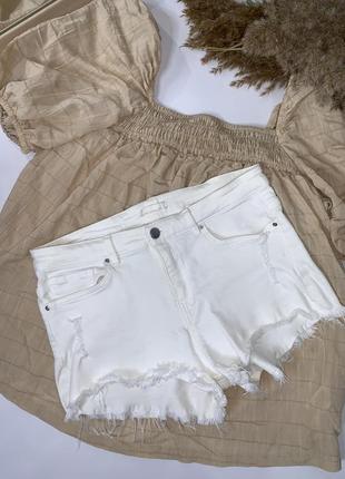 Шорти білі міні короткі джинсові4 фото