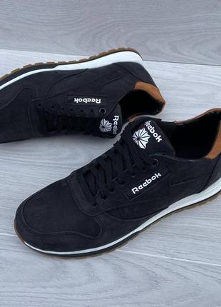 Мужские кожаные кроссовки reebok1 фото