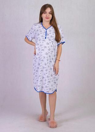 Ночная рубашка больших размеров "василина" 2033