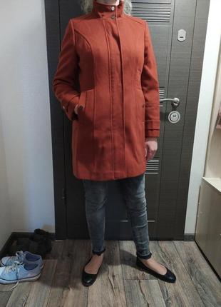 Пальто міді з високим коміром wallis розмір м2 фото
