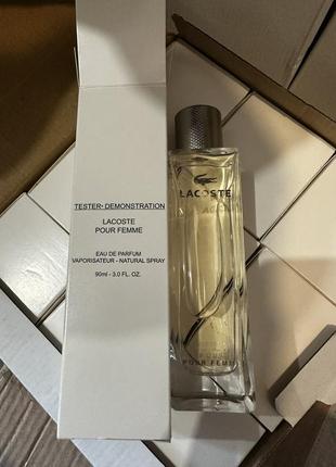 Парфюмированная вода тестер женский аромат объем 90мл . в стиле lacoste pour femme