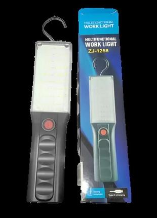 Светодиодный прожектор аварийный фонарь zj-1258 1000 люмен (5 режимов)
