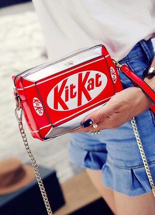 Шоколадний клатч kitkat party red women accessories