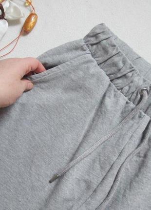 Шикарные трикотажные спортивные штаны джоггеры высокая посадка asos 💜❄️💜8 фото