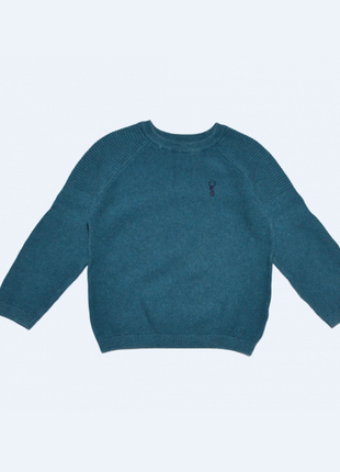 Темно-зеленый джемпер свитер next для мальчика 4 х лет