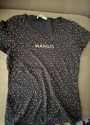 Cтильная футболка mango .1 фото