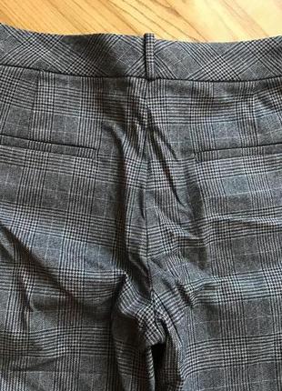 Massimo dutti-завужені брюки в клітинку з манжетами! р.-384 фото