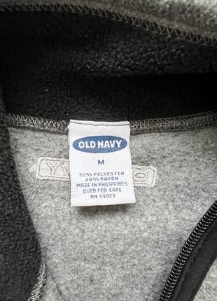 Флісова сіра жилетка old navy4 фото