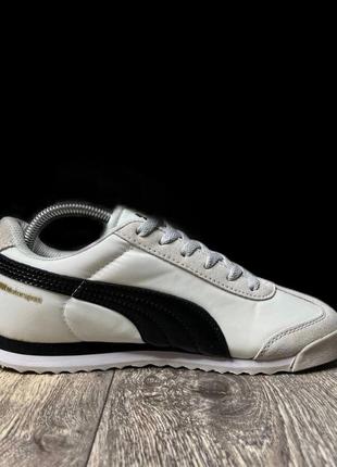 Кроссовки puma roma bmw white/grey5 фото