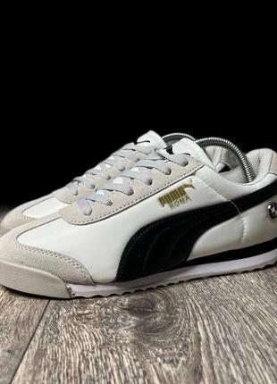 Кроссовки puma roma bmw white/grey