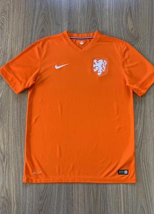 Мужская коллекционная футбольная джерси nike holland 2014 netherlands home soccer football