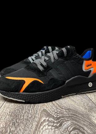 Кроссовки adidas nite jogger core black1 фото