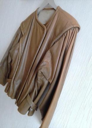 Шикарный винтажный кожаный костюм3 фото