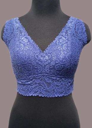 Кружевной топ , браллет.