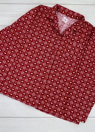Рубашка  для сна фланелевая байка пижама р.xl/xxl