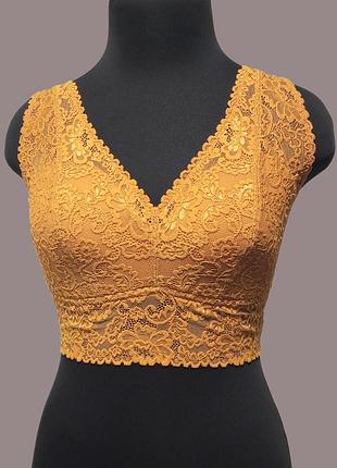 Кружевной топ , браллет.