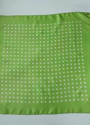 Шикарный шелковый платок creation brauchbar (швейцария), 100% шелк,шов роуль5 фото