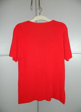 Р. 52-54 яркая кофта блуза красная на пуговицах6 фото