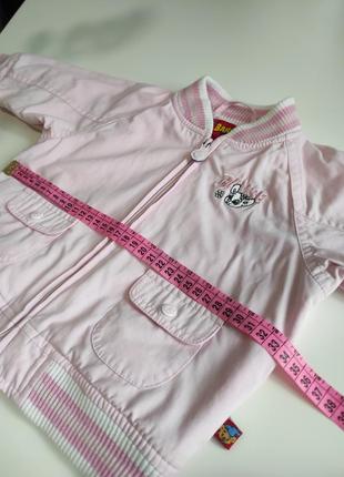 Бомбер бомпер девочки куртка lindex 80 см кофта верхняя одежда 12 18 месяцев7 фото
