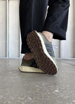 Кросівки adidas retropy e5 olive6 фото