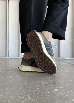 Кроссовки adidas retropy e5 olive6 фото