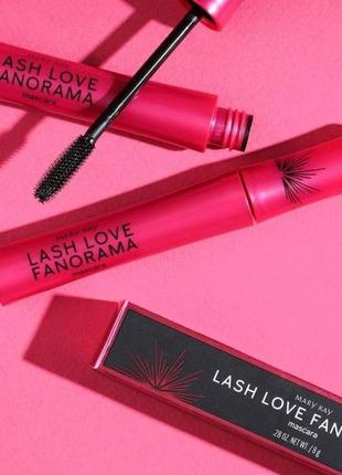 Туш для вій mary kay lash love fanorama mascara