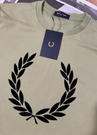 Fred perry big logo футболка2 фото