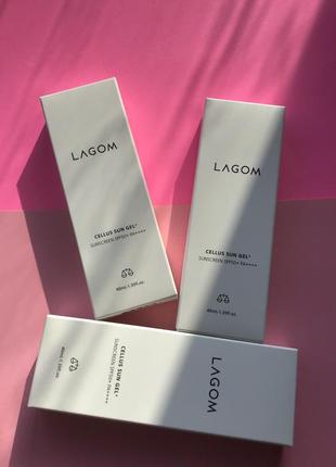 Солнцезащитный крем для лица lagom cellus sun gel spf50+/pa+++
