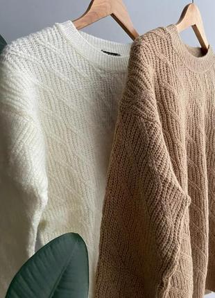 Весенний свитер коричневый 42-467 фото