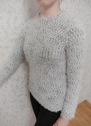 Теплый свитер-травка, мирор р. s (42-44)2 фото