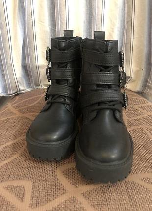 Ботинки кожа zara 3