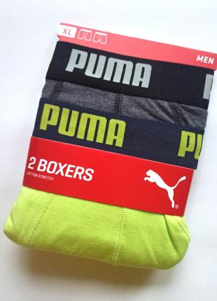 Комплект мужских трусов боксеров "puma" (оригинал), xl