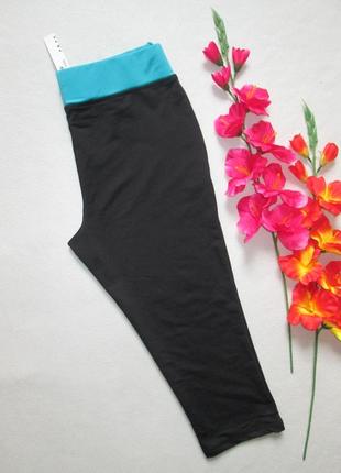 Спортивные лосины леггинсы с контрастным поясом sport fashion3 фото