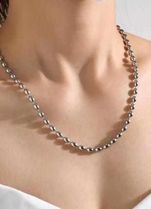 Цепочка из мед сплава. не темнеет гипоаллергенная