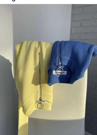 Кофта замок рубчик рубчик водолазка гольф свитер светер джемпер пуловер лонгслив