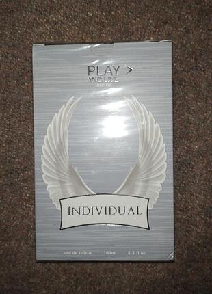 Мужская туалетная вода play and live intense individual, 100 мл, упакованные