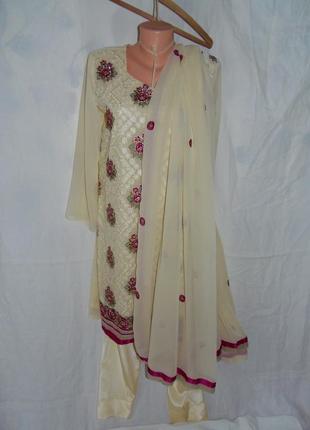 Індійський, східний костюм,пенджабі р.l-xl1 фото