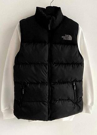 Чоловіча чорна жилетка тнф tnf the north face жилет