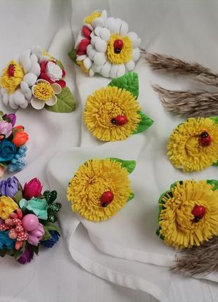 Резинки кульбаби, одуванчики