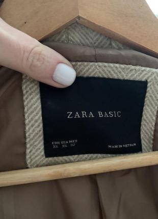 Пальто кашемірове zara basic6 фото