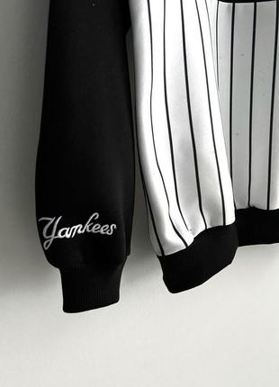 Худи оверсайз теплое на флисе new york yankees3 фото