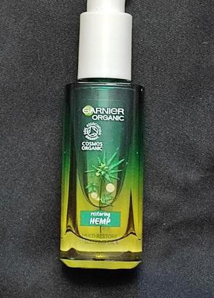 Масло для лица garnier organic hemp sleeping facial oil