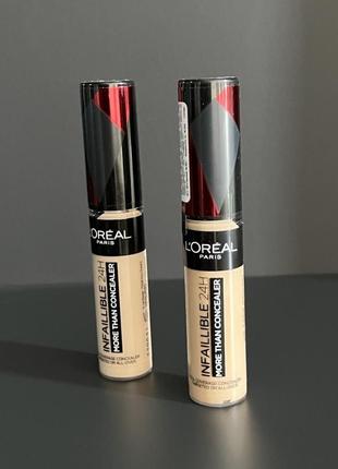 Консиллер для лица l'oreal paris infaillible more than concealer, 322 ivory3 фото