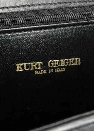 Шкіряна сумка kurt geiger6 фото