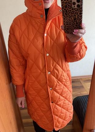 Оранжевая куртка1 фото