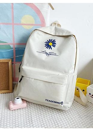 Рюкзак з ромашкою