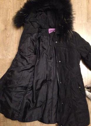 Зимняя пальто куртка удлиненная3 фото